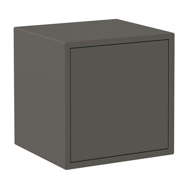 foto del prodotto abitare cubo da parete 37,5x35x37,5 cm grigio scuro con un vano ed un anta spa