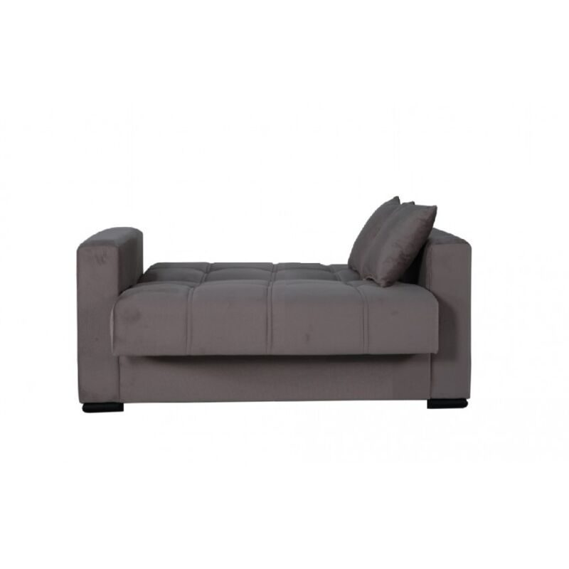 foto del prodotto abitare divano letto due posti 152x85 cm colore beige scuro iseo