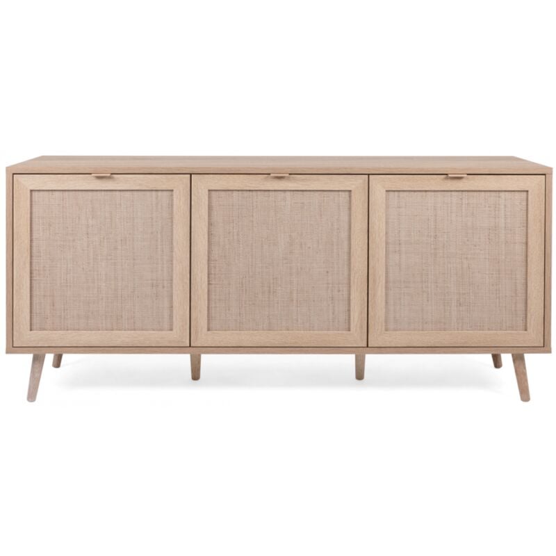 foto del prodotto abitare madia 150 x 71 h cm rovere chiaro agrigento