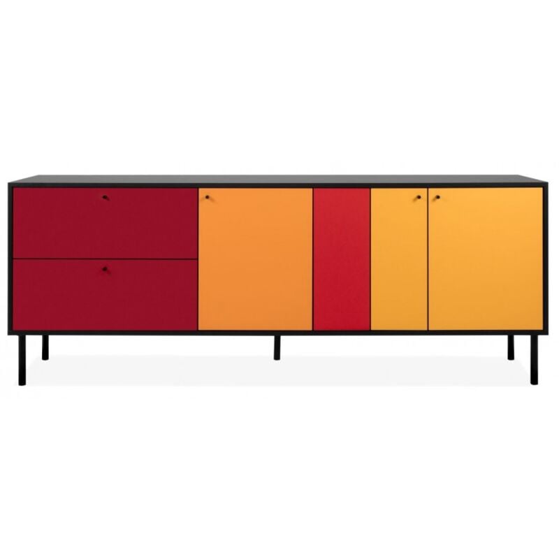 foto del prodotto abitare madia 184 x 70 h cm multicolore belluno