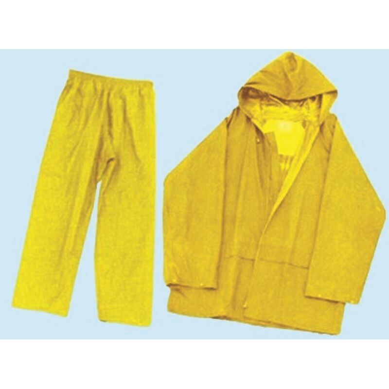 foto del prodotto abito completo lavoro impermeabile giacca pantalone tg l fraschetti