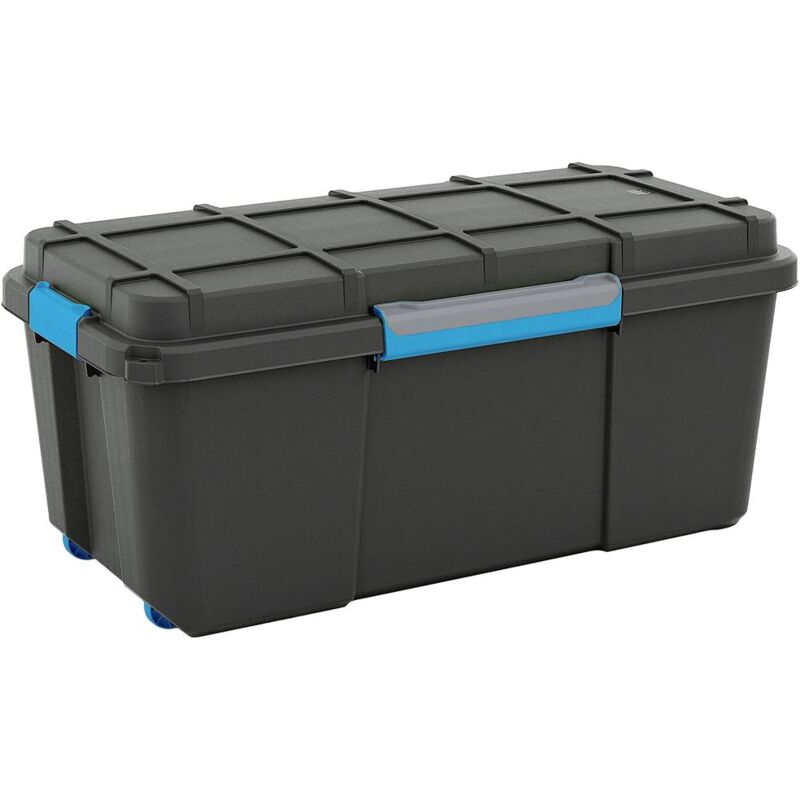 foto del prodotto abm kis 241507 scatola di immagazzinaggio scubba impilabile l x a x p 780 x 350 x 395 mm grigio blu, nero 1 pz.