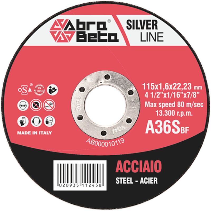 foto del prodotto abrabeta disco da taglio abra beta a36s