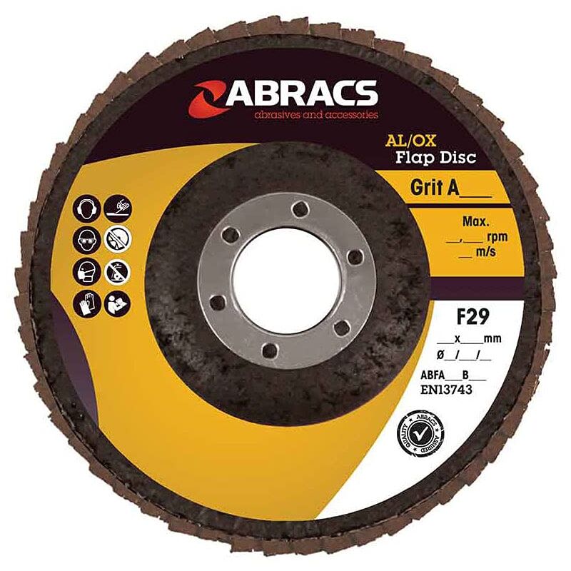 foto del prodotto abracs abfa115b120 dischi con alette in ossido di alluminio, 115 x 22 x 120 g, 1 pezzo