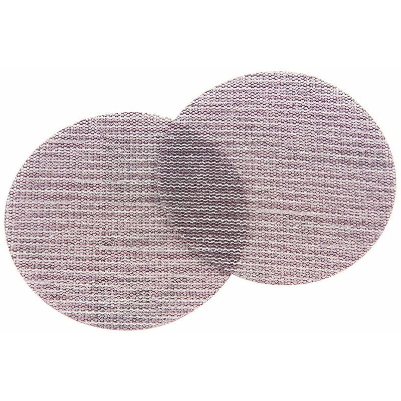 foto del prodotto abranet ace dischi abrasivi a rete ø 150mm a strappo / grana p400 / 50 pz / per tutte le levigatrici rotorbitali da 150mm / semiceramica / per la levigatura di superfici dure, legno, metallo - mirka