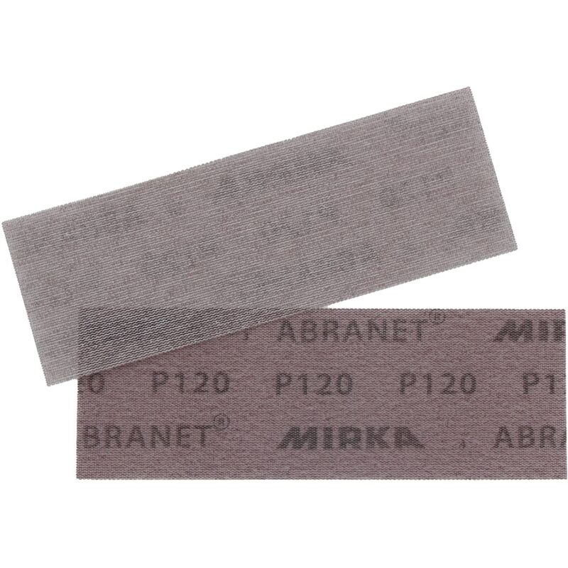foto del prodotto abranet rete strisce abrasive 80x230mm fogli abrasivi a a strappo grit p120 3 pezzi ae175f0312sl per levigare senza polvere legno, stucco,