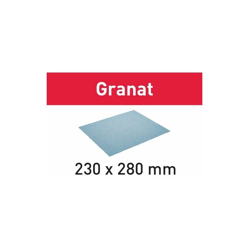 foto del prodotto abrasivo 230x280 p220 gr 10 granat 201263 festool