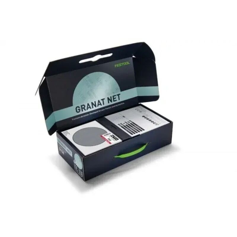 foto del prodotto abrasivo a rete granat net d150 gr net set festool