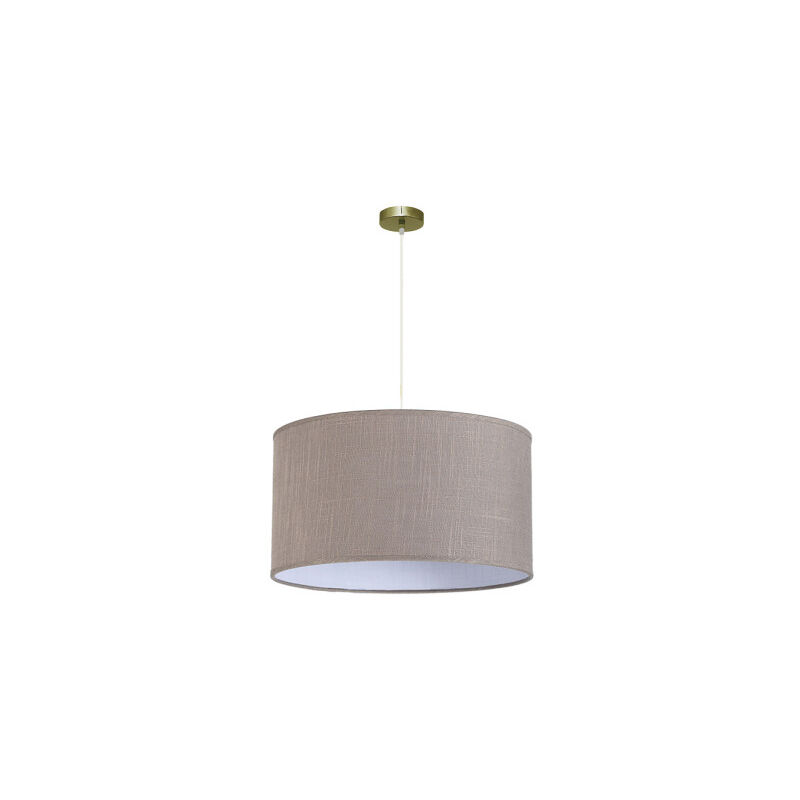 foto del prodotto abrila akunadecor grande pendente con paralume modello happy grey 3 luci