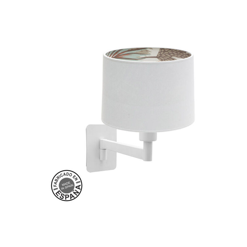 foto del prodotto abrila akunadecor lampada da parete a 1 luce modello tunez bianco artigianale