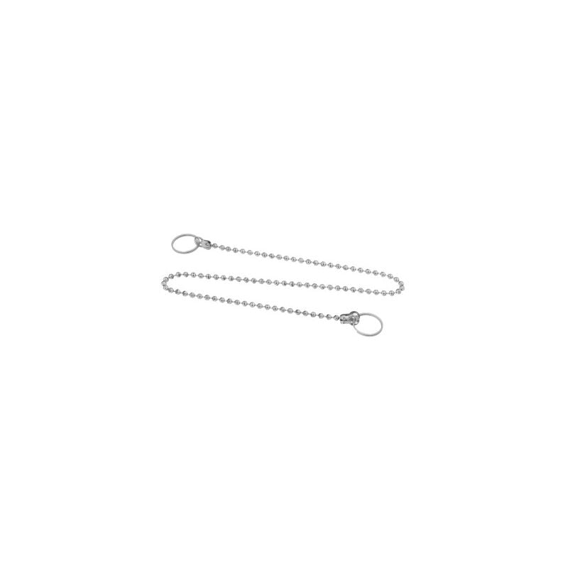 foto del prodotto abrisa catena a sfere 380 mm. catena per tappo lavello, catena per tappo lavello,