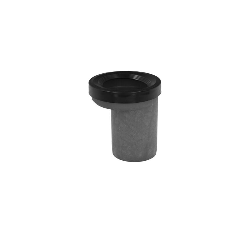 foto del prodotto abrisa manicotto per wc eccentrico entrata 135mm e uscita 90mm in pvc grigio e nero