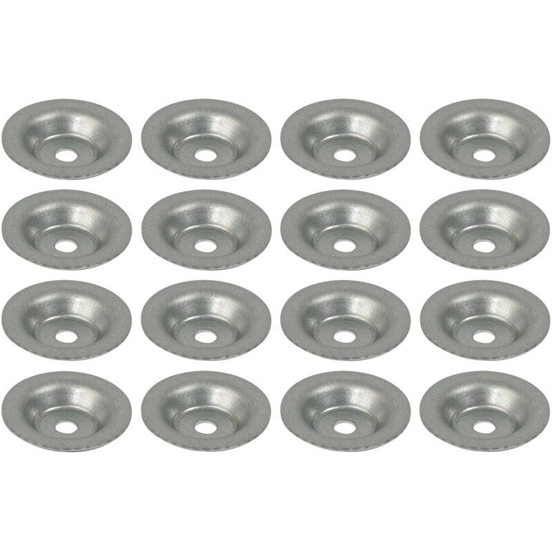 foto del prodotto abtech - lotto 16 coppe in acciaio per fissaggio telo