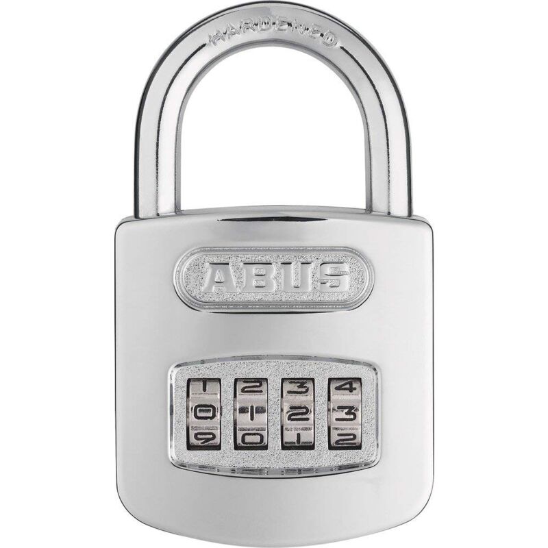 foto del prodotto abus 320767 160 50c candado combinaci n cromado 50 mm 4 d gitos blister