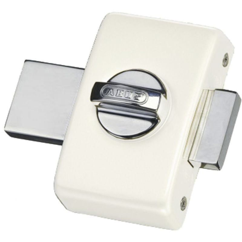 foto del prodotto abus 43815 serratura porta 40 mm bianco