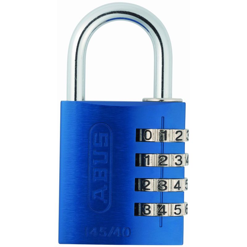 foto del prodotto abus 495236 145 40azulb candado aluminio combinacion 40 mm 4 d gitos azul blister