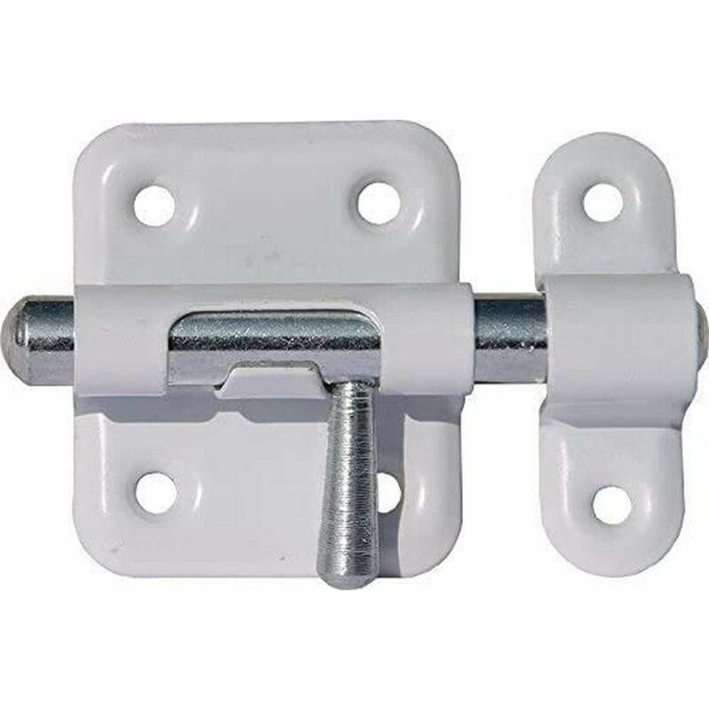 foto del prodotto abus 596742 srr35wb pestillo de acero acabado en blanco 35 mm blister