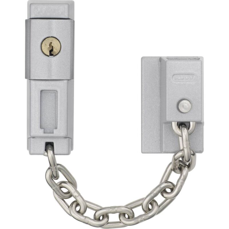foto del prodotto abus abts03968 catenella di sicurezza per porta argento