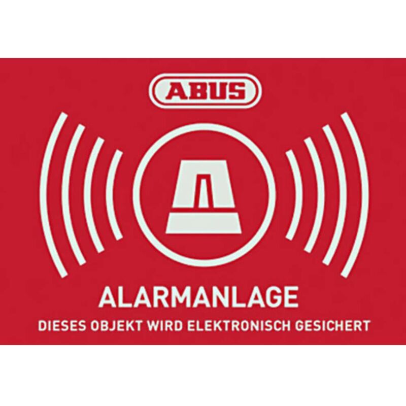 immagine 0 del prodotto abus au1423 segnale di avvertimento sistema di allarme lingue tedesco l x a 74 mm x 52.5 mm