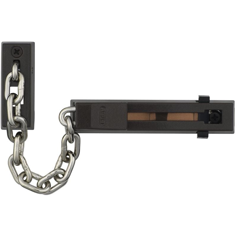 foto del prodotto abus catena sk66 per porta d ingresso e porta d appartamento catena di sicurezza con sicurezza bambini adatta per porte di chiusura sinistra e