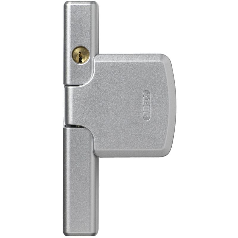 foto del prodotto abus fts206 al0125 serratura con blocco, blocco per finestre con chiusura a 2 stadi, chiusura con chiave, livello di sicurezza 10, 44473, argento