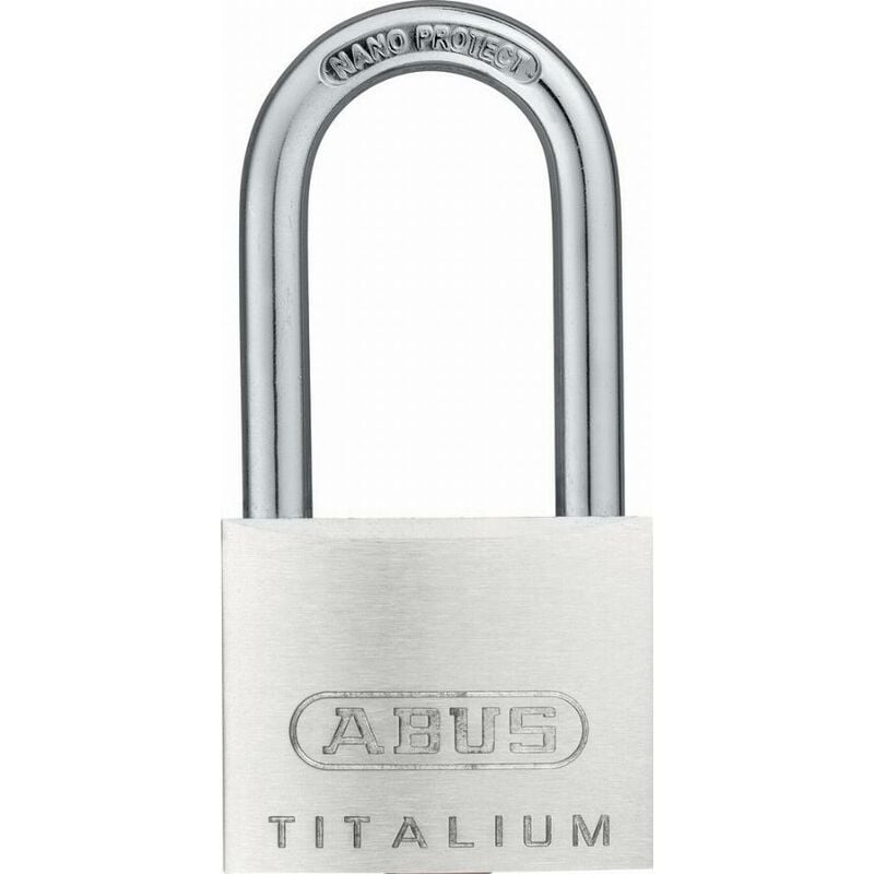 foto del prodotto abus lucchetto 64 titalium 40 x 79 x 14,5 mm con chiave 64ti 40hb40 ka