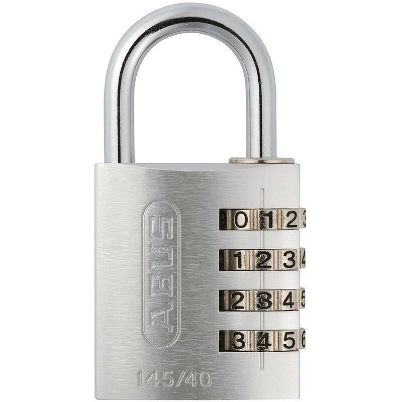 foto del prodotto abus lucchetto a combinazione argento 145 40 mm
