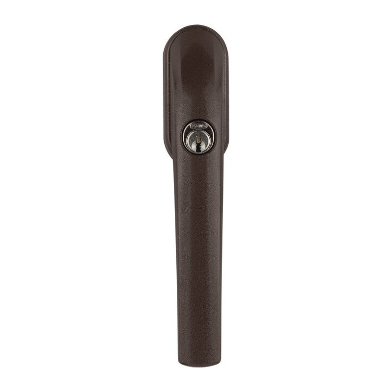foto del prodotto abus maniglia per finestra fg300 b al0125 alu.marrone con serratura