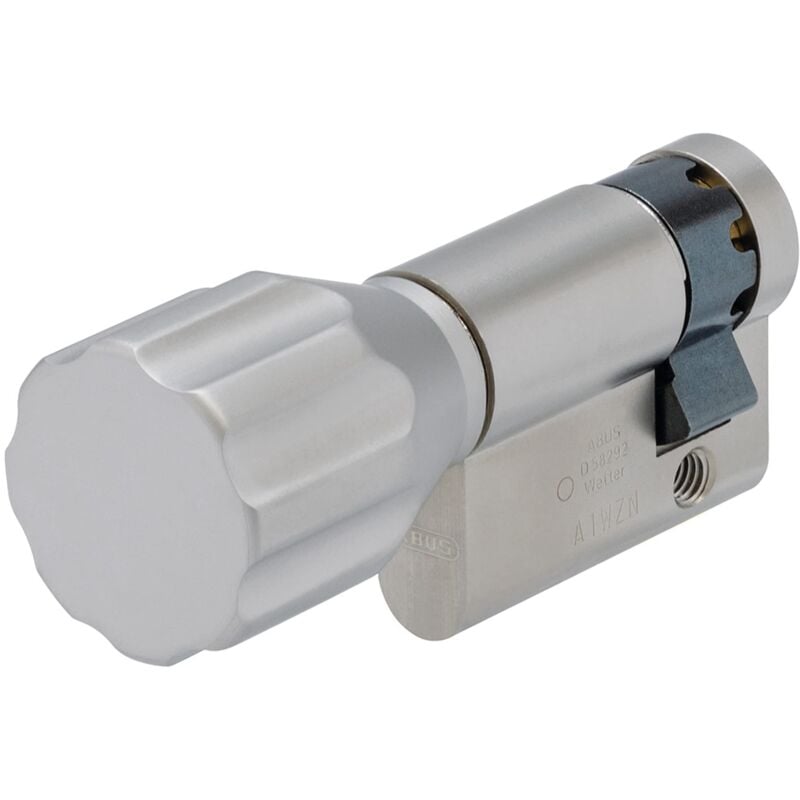 foto del prodotto abus mezzo cilindro 10 k60 semicilindro con pomello rotondo per bloccare senza chiave, argento