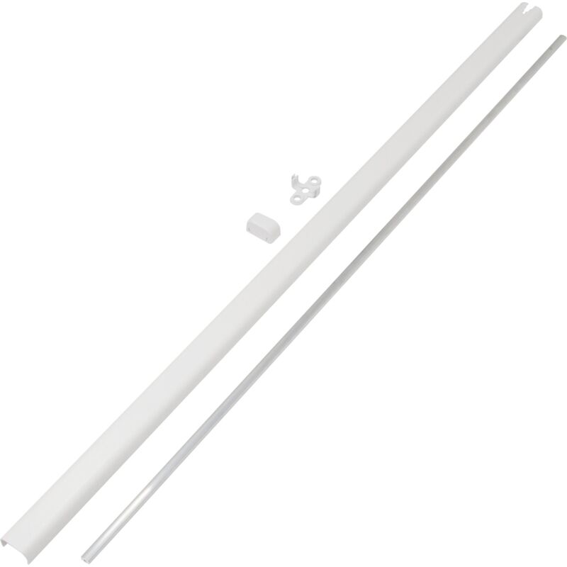foto del prodotto abus set di barre fos fsa, barre di chiusura per finestre fos550 a, fos650 a e fsa3550, 75 cm di lunghezza, 12024, 2 set, bianco