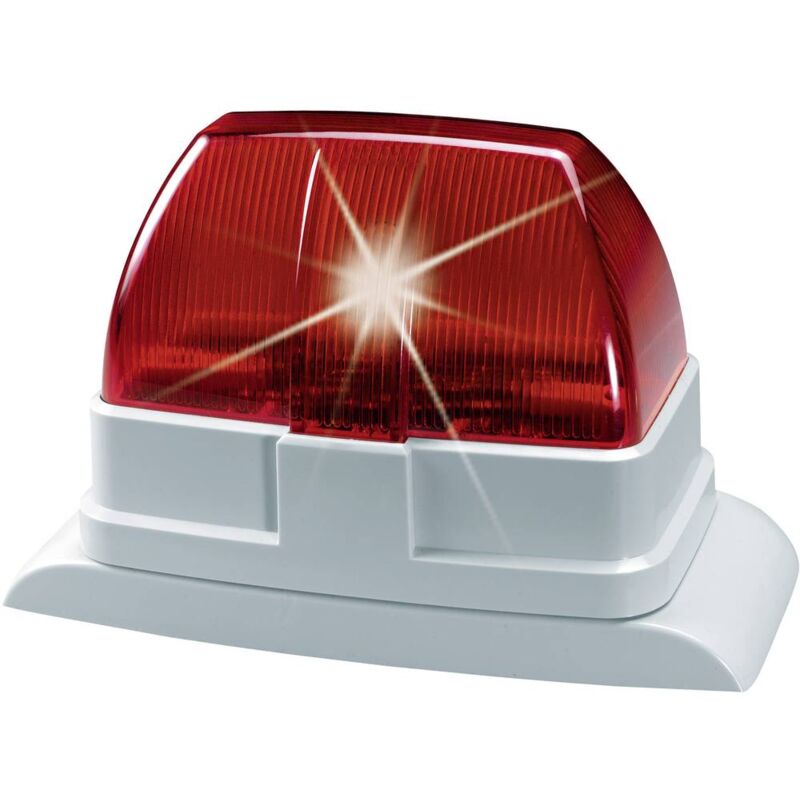 foto del prodotto abus sg1670 lampeggiante rosso ambiente interno, ambiente esterno 12 v dc