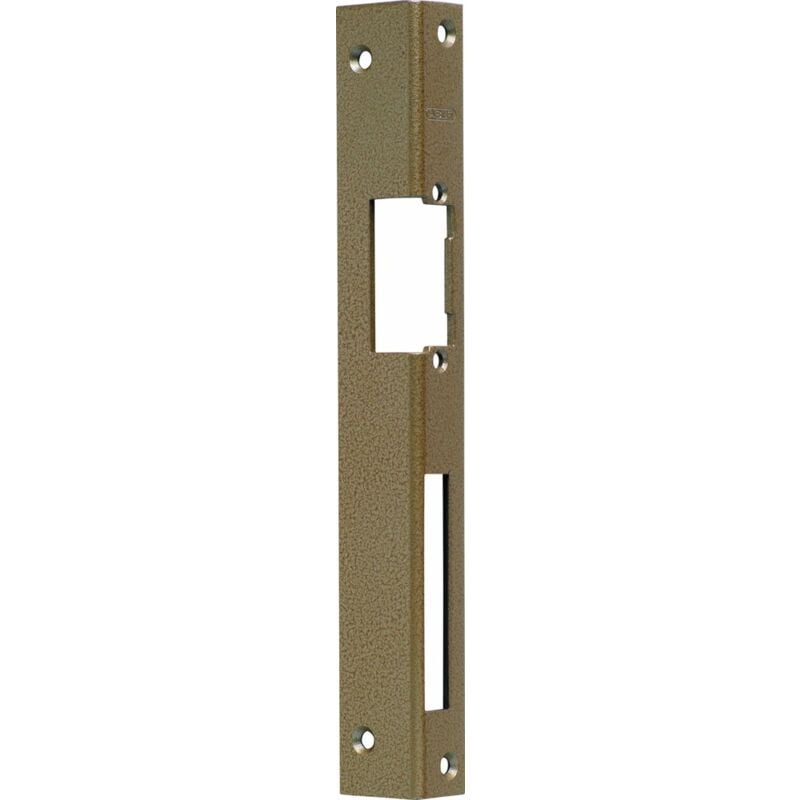 foto del prodotto abus wst 21536 piastra di attacco per porta destra din a destra, martellata, colore oro