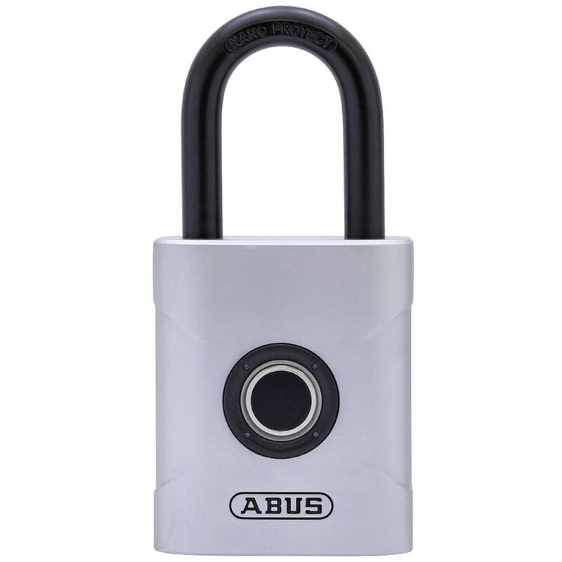 foto del prodotto abvs62581 lucchetto 50 mm argento serratura con impronte digitali abus