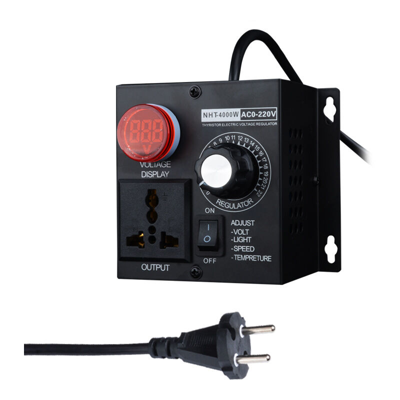 foto del prodotto ac 220v 4000w controller compatto tensione variabile vitesse temperatura portatile lumiere tensione regolabile dimmer rapanda