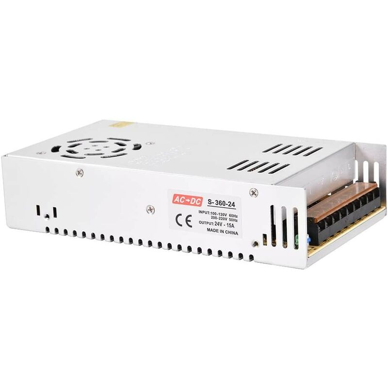 foto del prodotto ac 220v dc 24v alimentatore 15a 360w stabilizzato switching trimmer