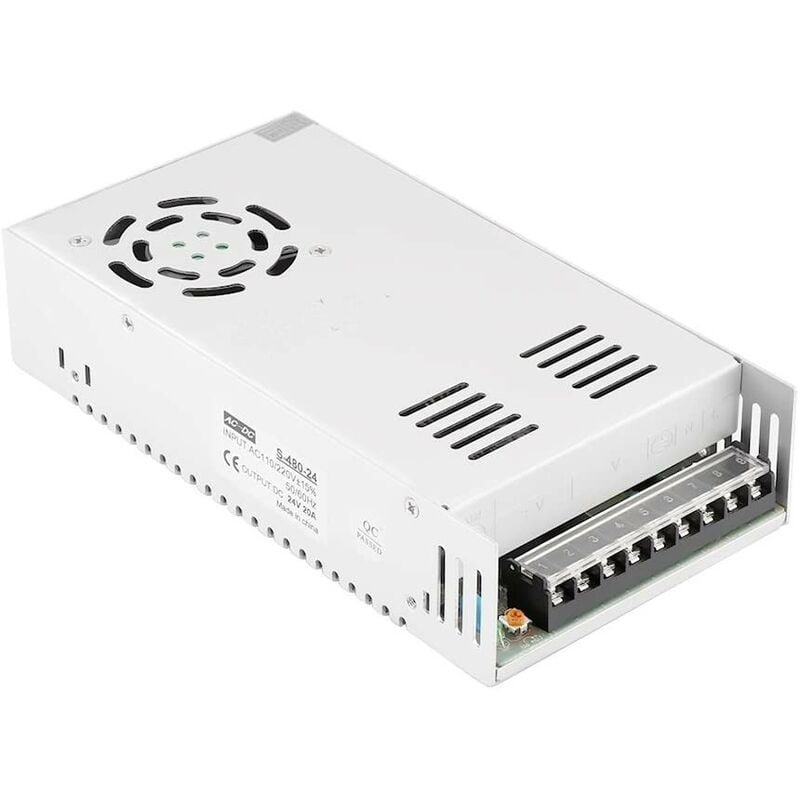 foto del prodotto ac 220v dc 24v alimentatore 20a 480w stabilizzato switching trimmer