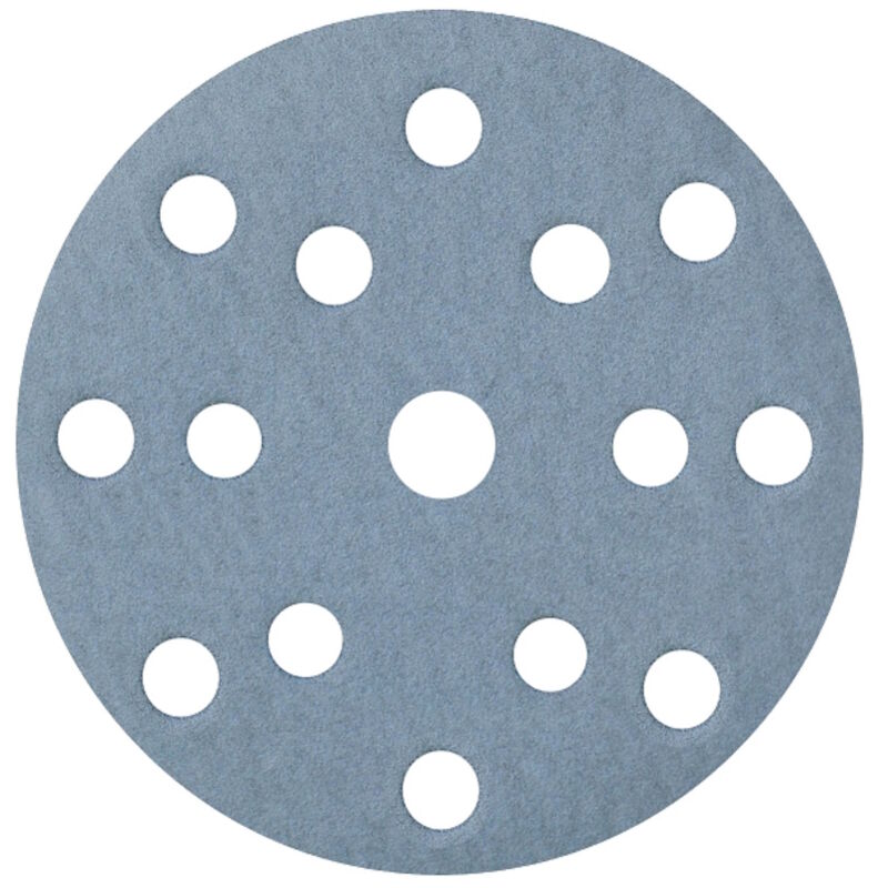 foto del prodotto ac d vel 6s disco autoaggrappante di carta abrasiva 15 fori diametro 150 mm grana 800 sait