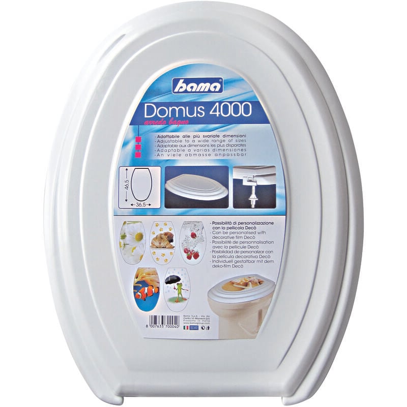 foto del prodotto ac deco bama sedile per wc domus 4000 adattabile a varie dimensioni