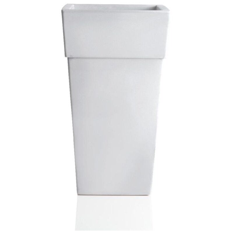 foto del prodotto ac deco bama vaso piramide sensation 50 x 50 x h87.5 cm bianco