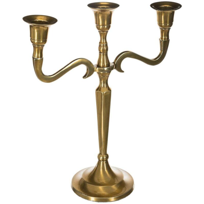 foto del prodotto ac deco candeliere placcato oro h27cm atmosphera cr ateur d int rieur