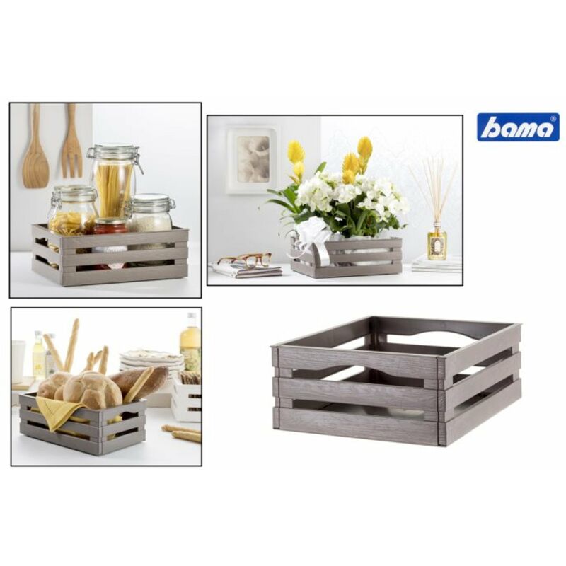 foto del prodotto ac deco cassetta tina 2 milleusi 25x31x11 tortora