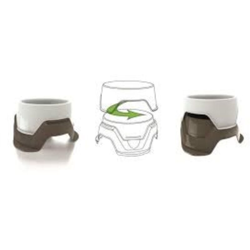 foto del prodotto ac deco ciotola multifunzione mimi cane gatto pet 0,65 0,36lt 19x19x13 cm bama spa