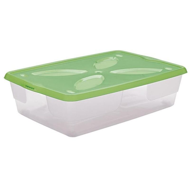 foto del prodotto ac-deco - contenitore in plastica con coperchio bama 'light piccolo' 24 litri