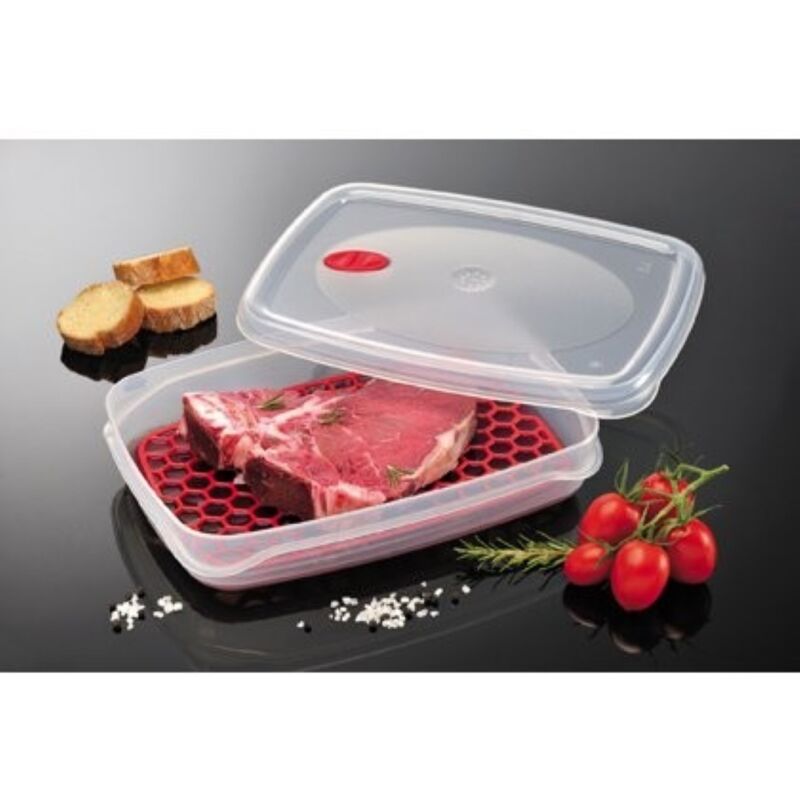 foto del prodotto ac deco contenitore per alimenti plastica coperchio e griglia 2,5l 29,6x21,5x6,3 bama
