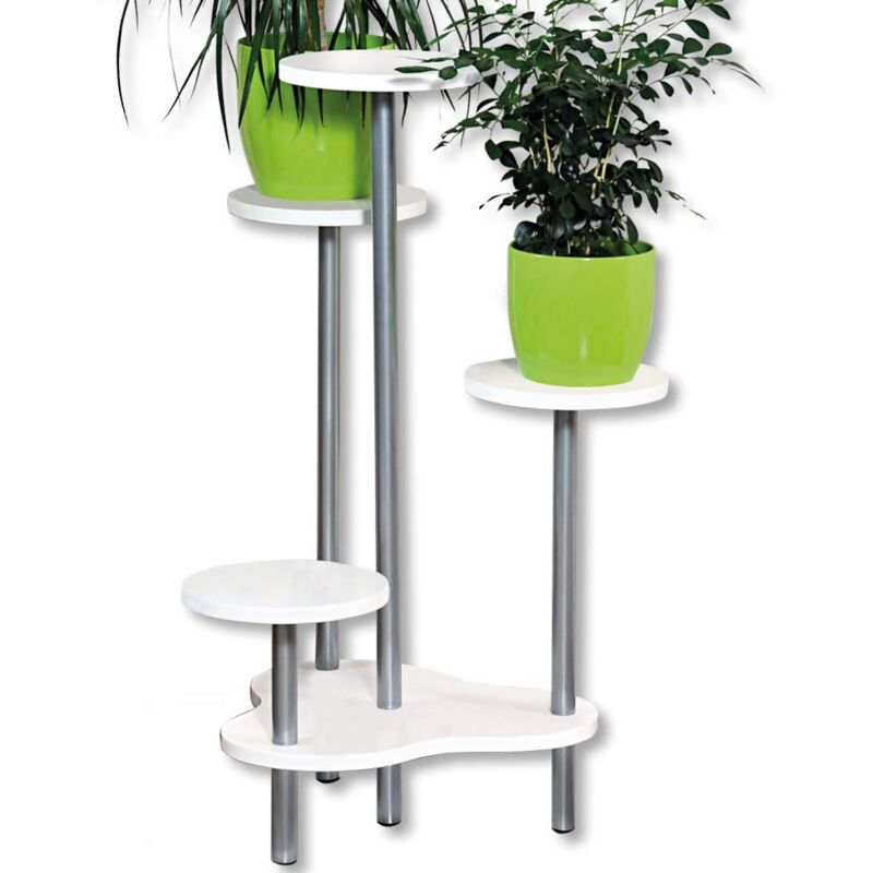 foto del prodotto ac deco kesper supporto per fiori, bianco grigio