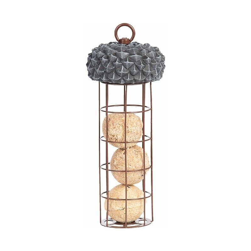 foto del prodotto ac deco mangiatoia dispenser palle di grasso a forma di ghianda