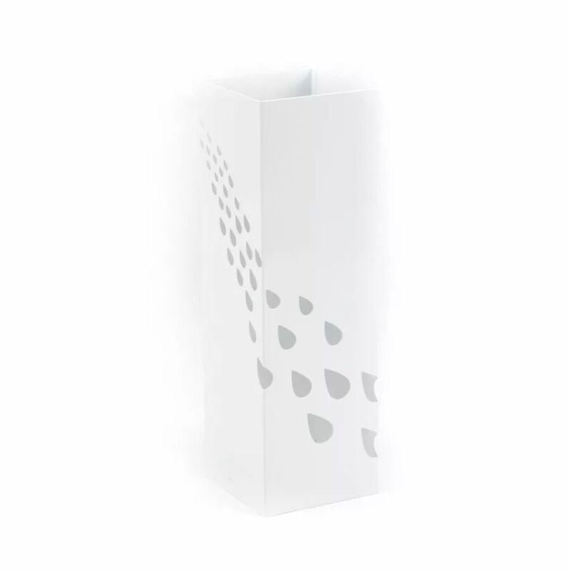 foto del prodotto ac marca porta ombrelli bianco squadrato, 16x16x49 cm
