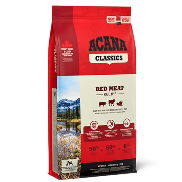foto del prodotto acana classic red meat 9,7 kg croccantini per cani 1 ordine scegli lo sconto bzr5 bzr20 200 punti fedelt 