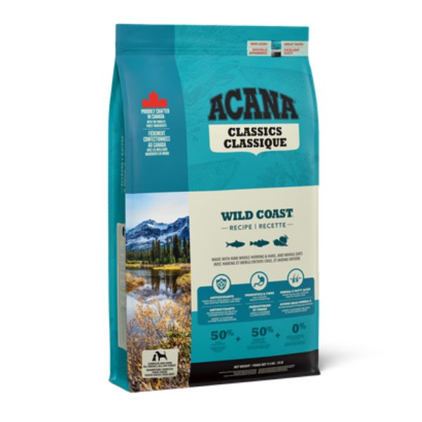 foto del prodotto acana classics wild coast recipe 14,5 kg croccantini per cani 1 ordine scegli lo sconto bzr5 bzr20 200 punti fedelt 