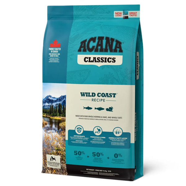 foto del prodotto acana classics wild coast recipe - 9,7 kg - croccantini per cani - spedizione gratis da 39€